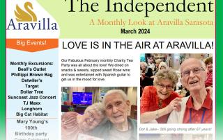 assisted living newsletter Aravilla Sarasota image
